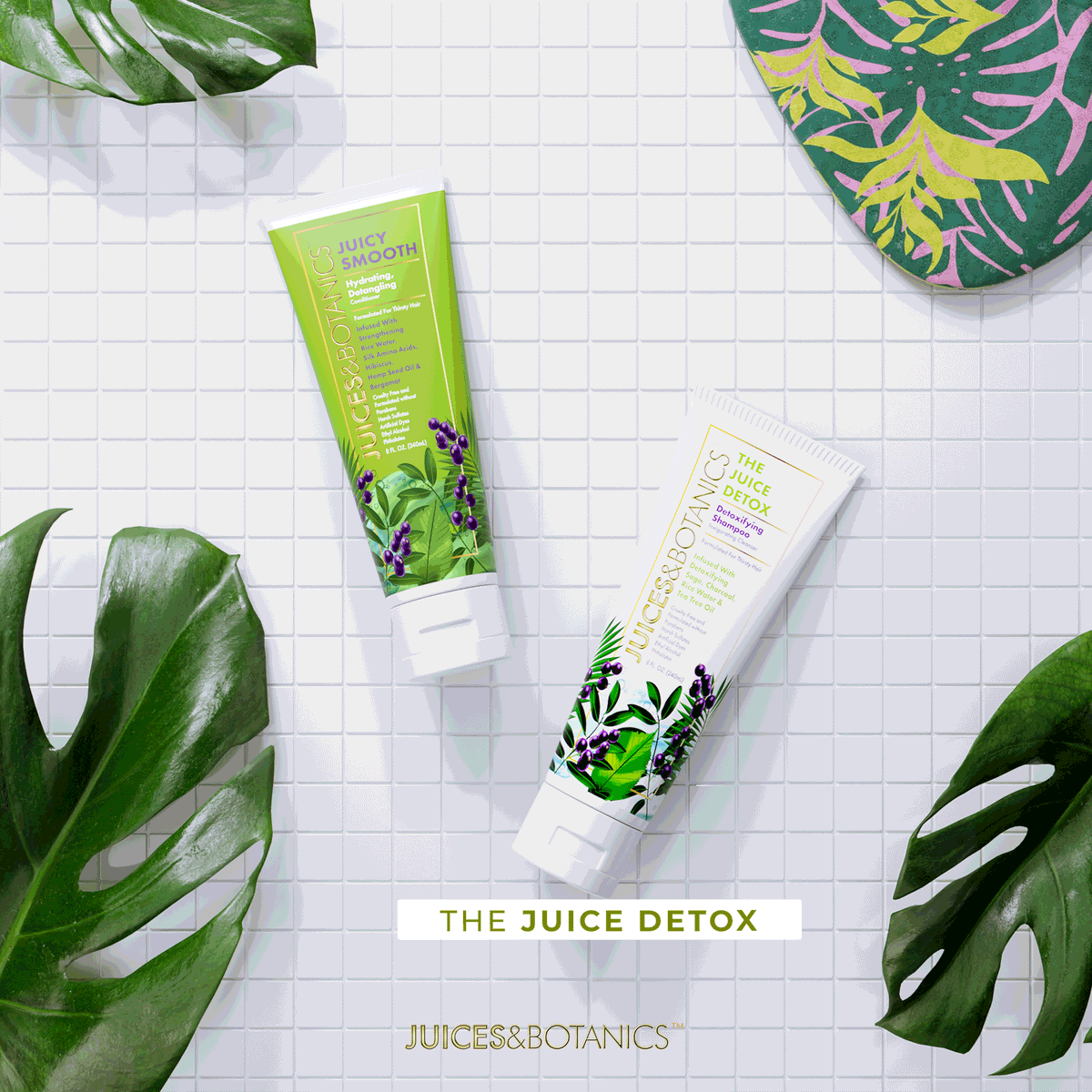 Deep Cleansing Shampoo and Conditioning Combo Juices & Botanics Haircare